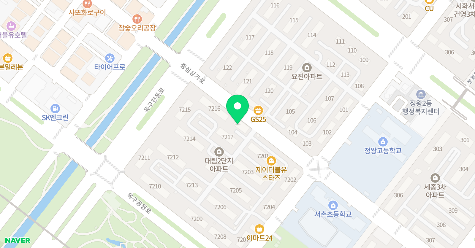 삼성 영어 정왕본점 위치