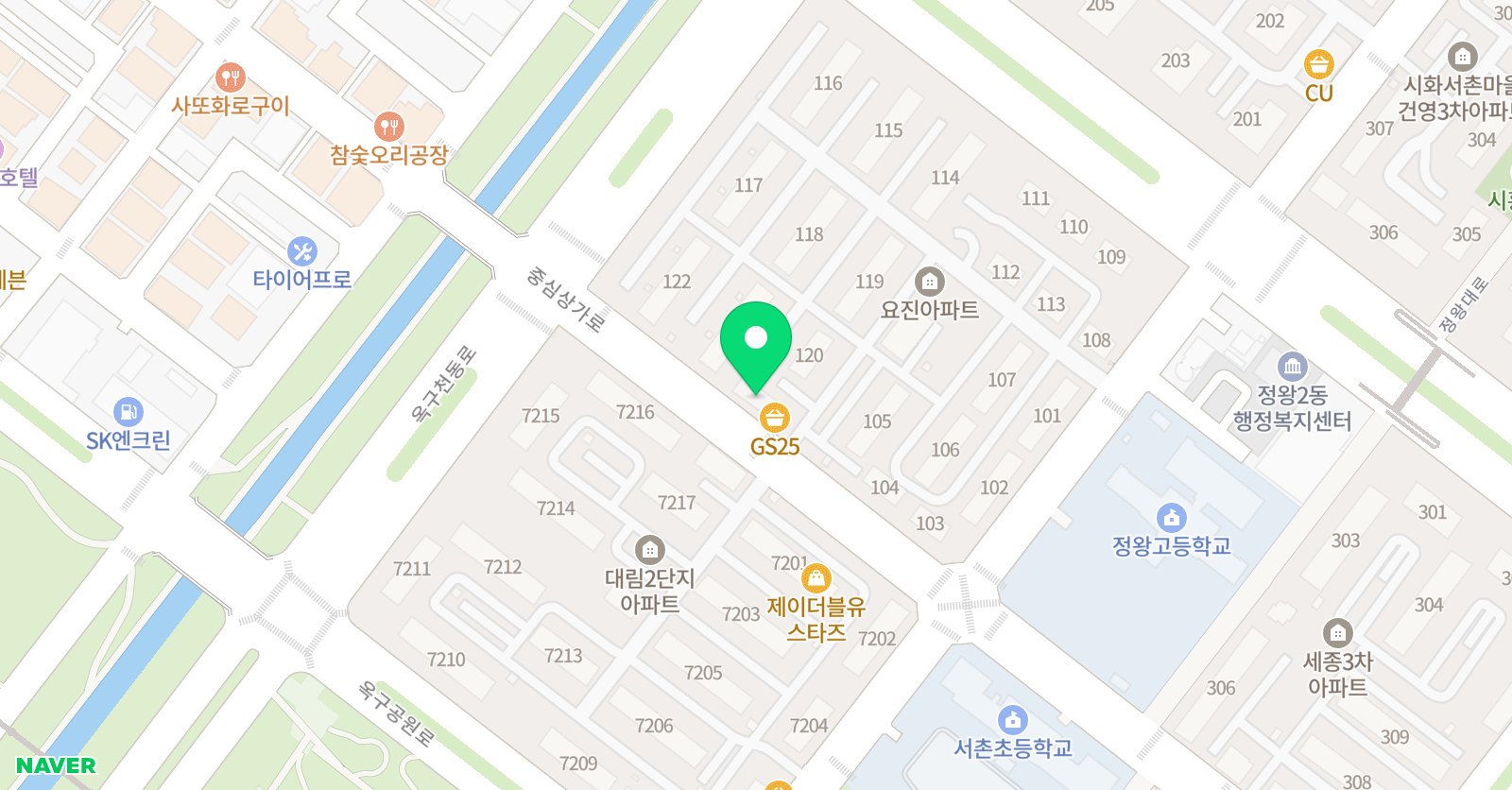 사랑 태권도 위치