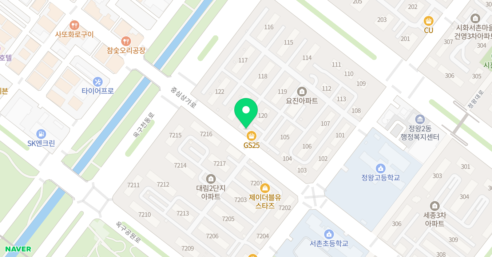 시흥도일 태권도장 위치