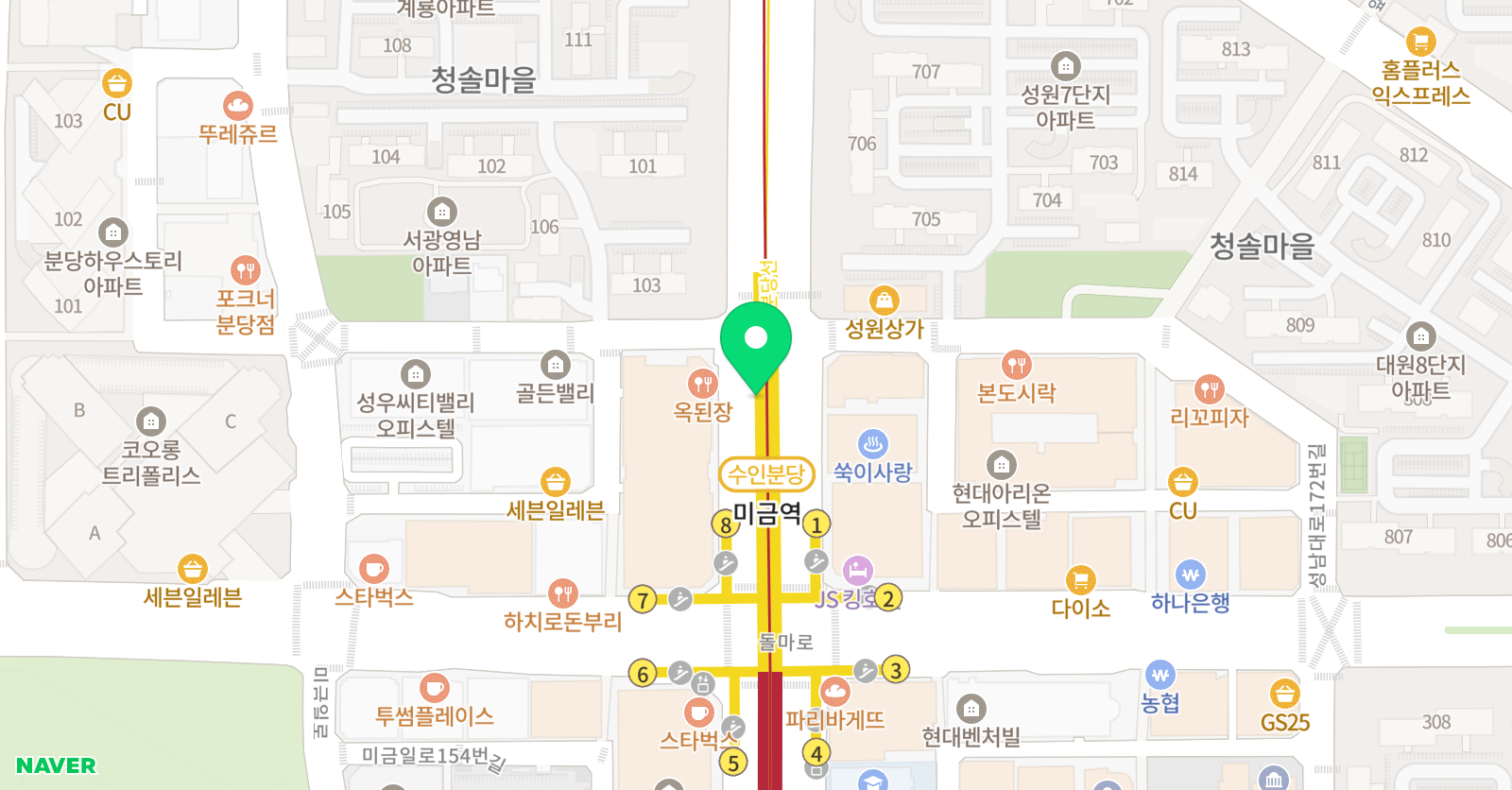 MTA 마스터 태권도 위치
