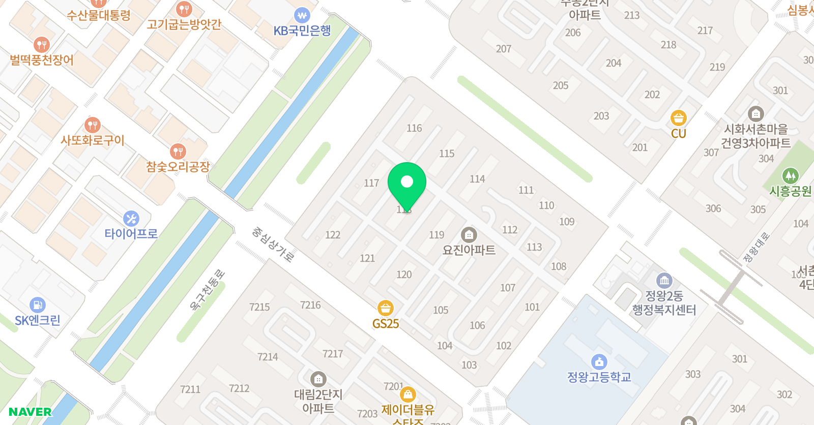 아이코어 공부방 요진아파트 위치