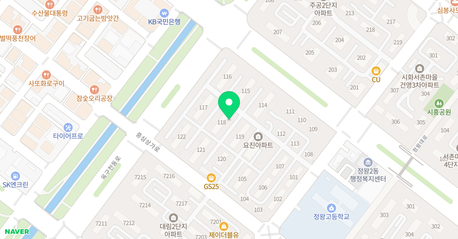 토론하는아이들 학원 정왕요진 GLE 센터 위치