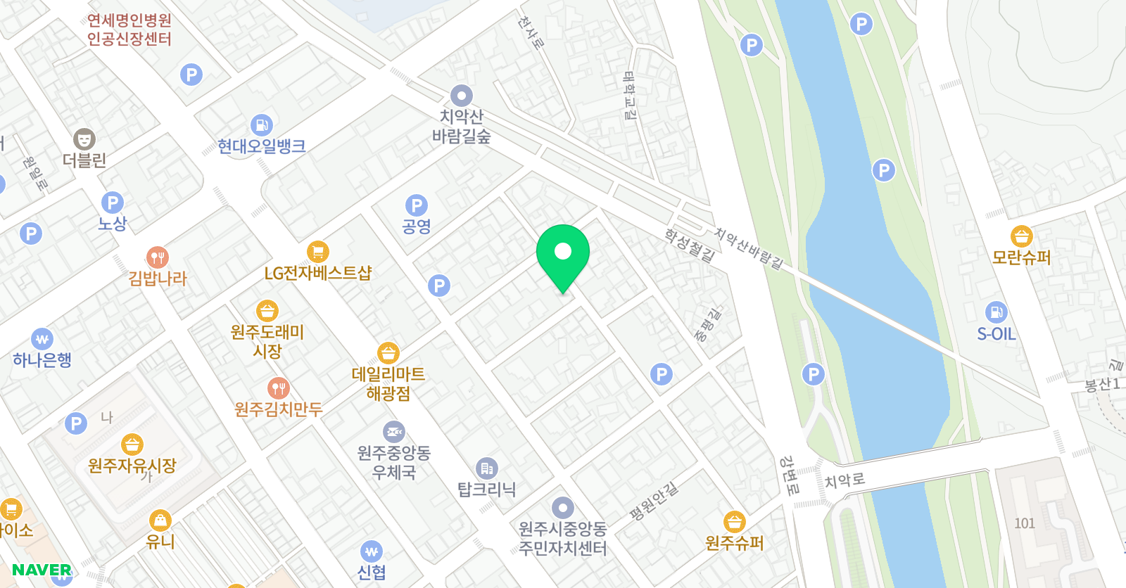 한국피부과학연구원 원주연구소 위치