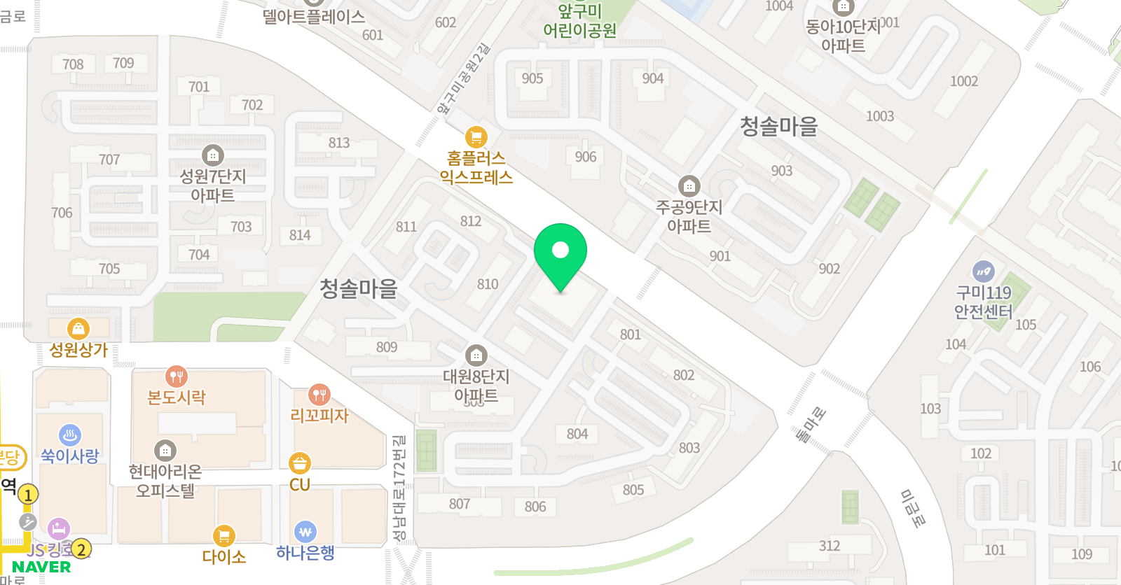 뮤직아이 음악교습소 위치