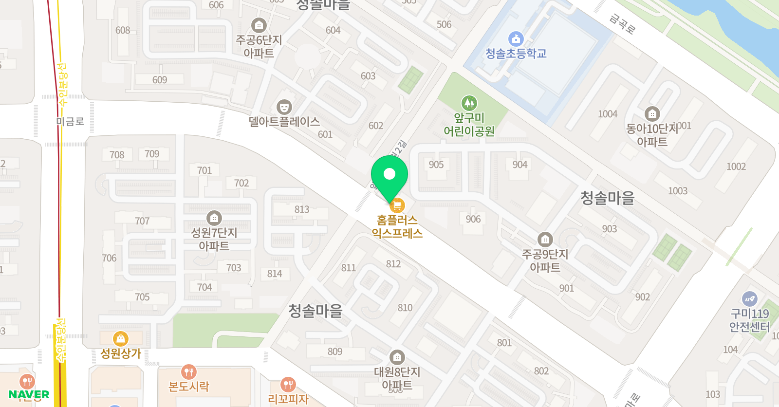 아트앤하트 성남금곡청솔교육원 위치