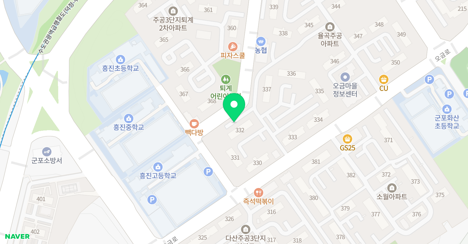 랑랑독서논술 위치