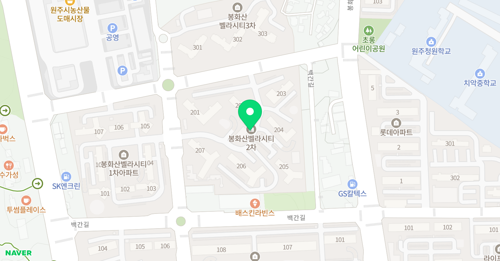 아소비 원주 단계벨라시티점 위치