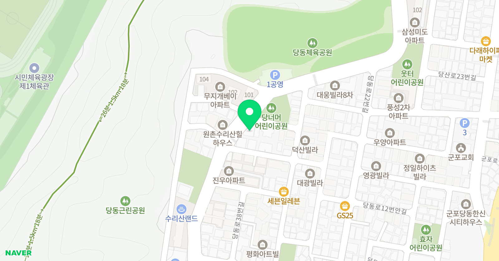 테스트 위치