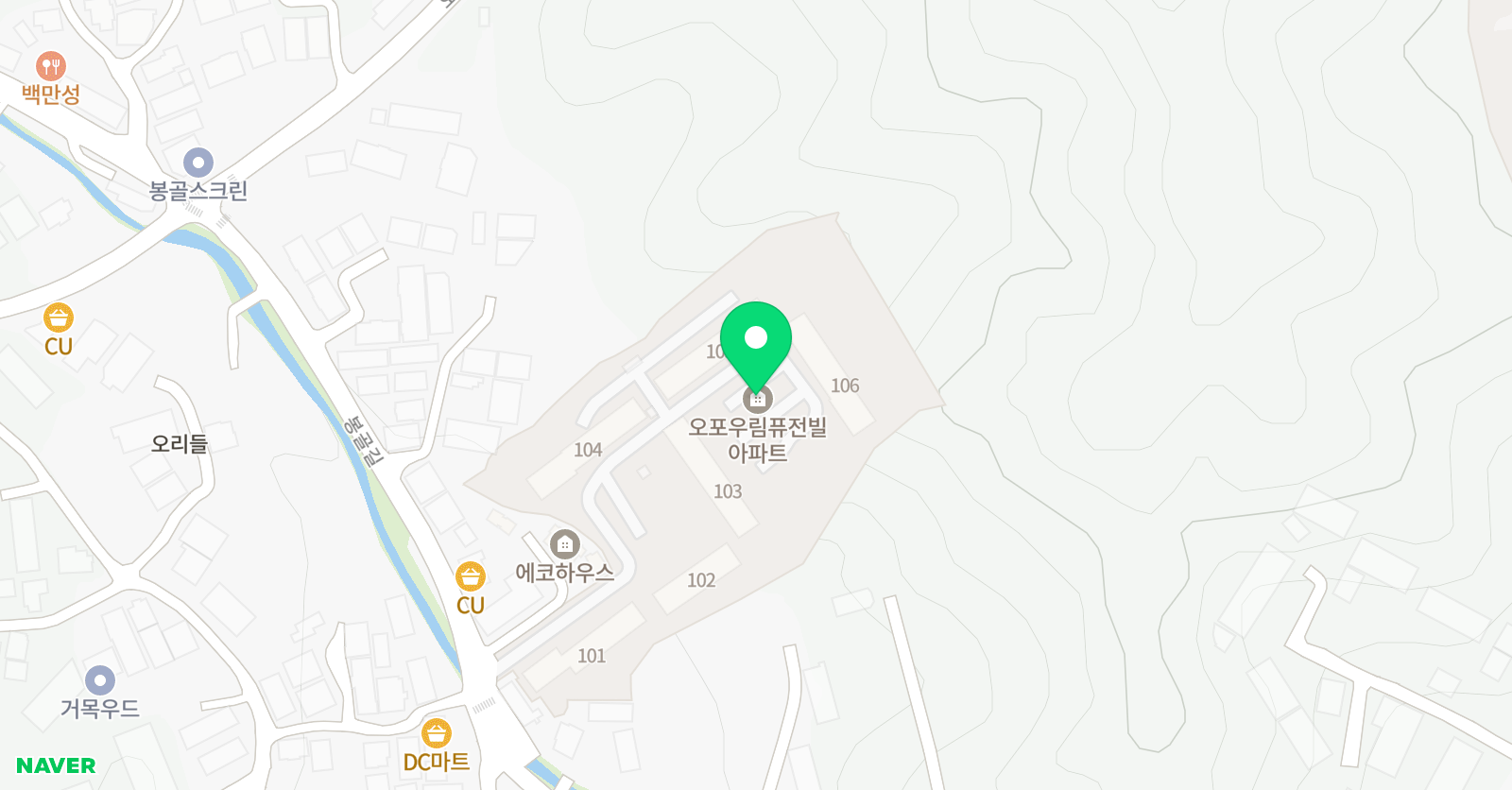 YBM램클래스 광주문형1 위치