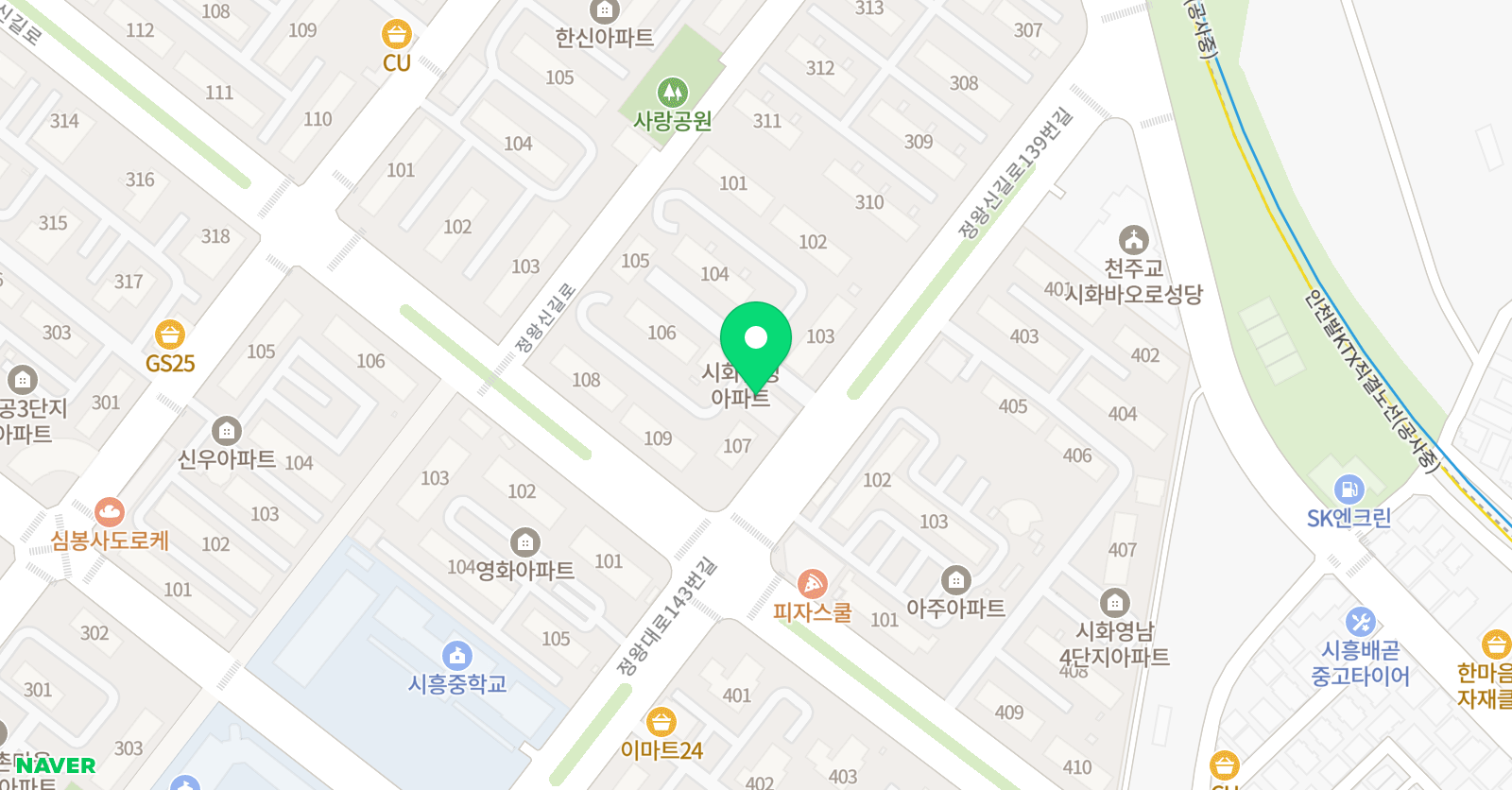 이레 영어수학학원 위치
