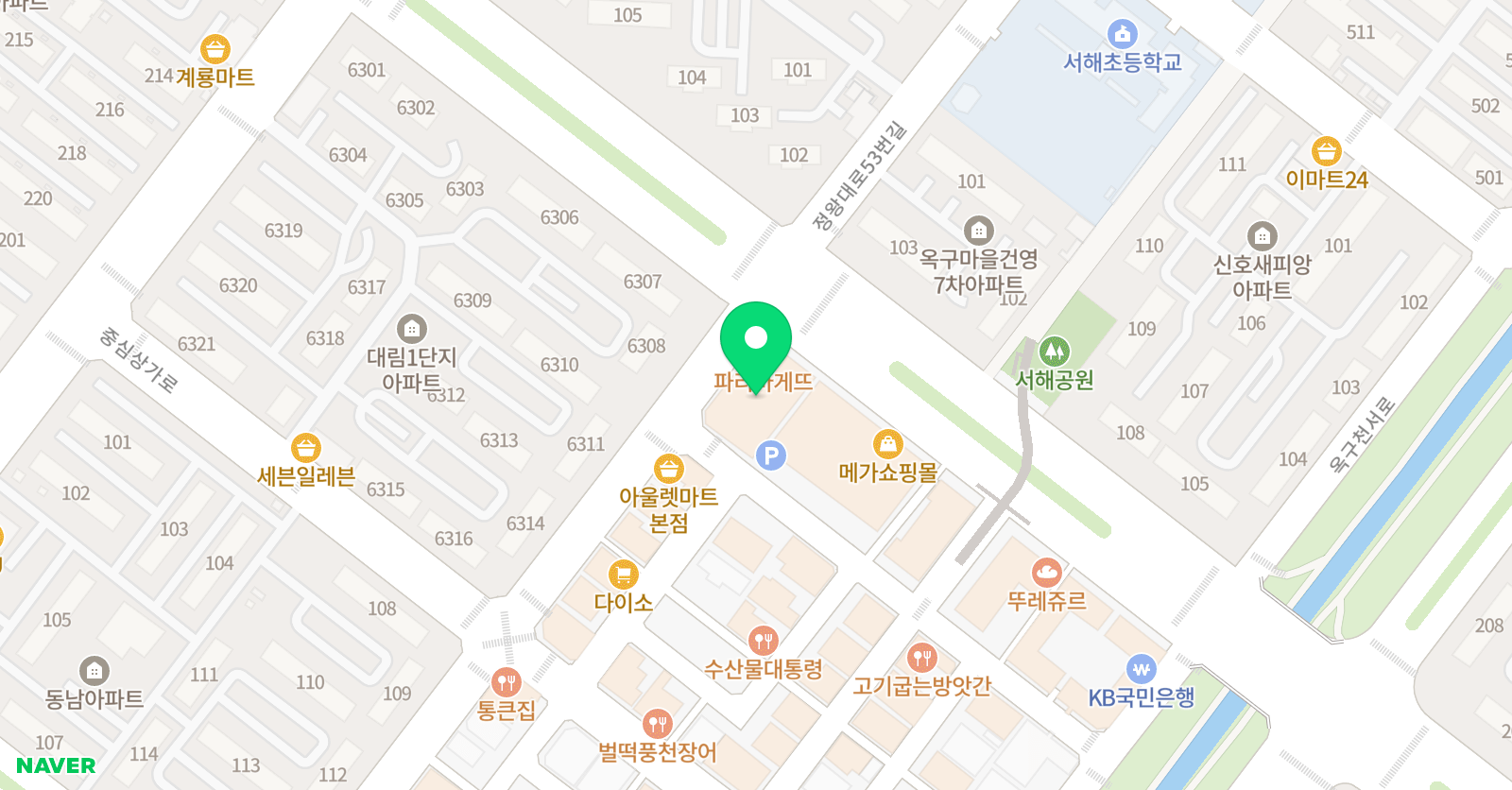 대한검도회 정왕검도관 위치