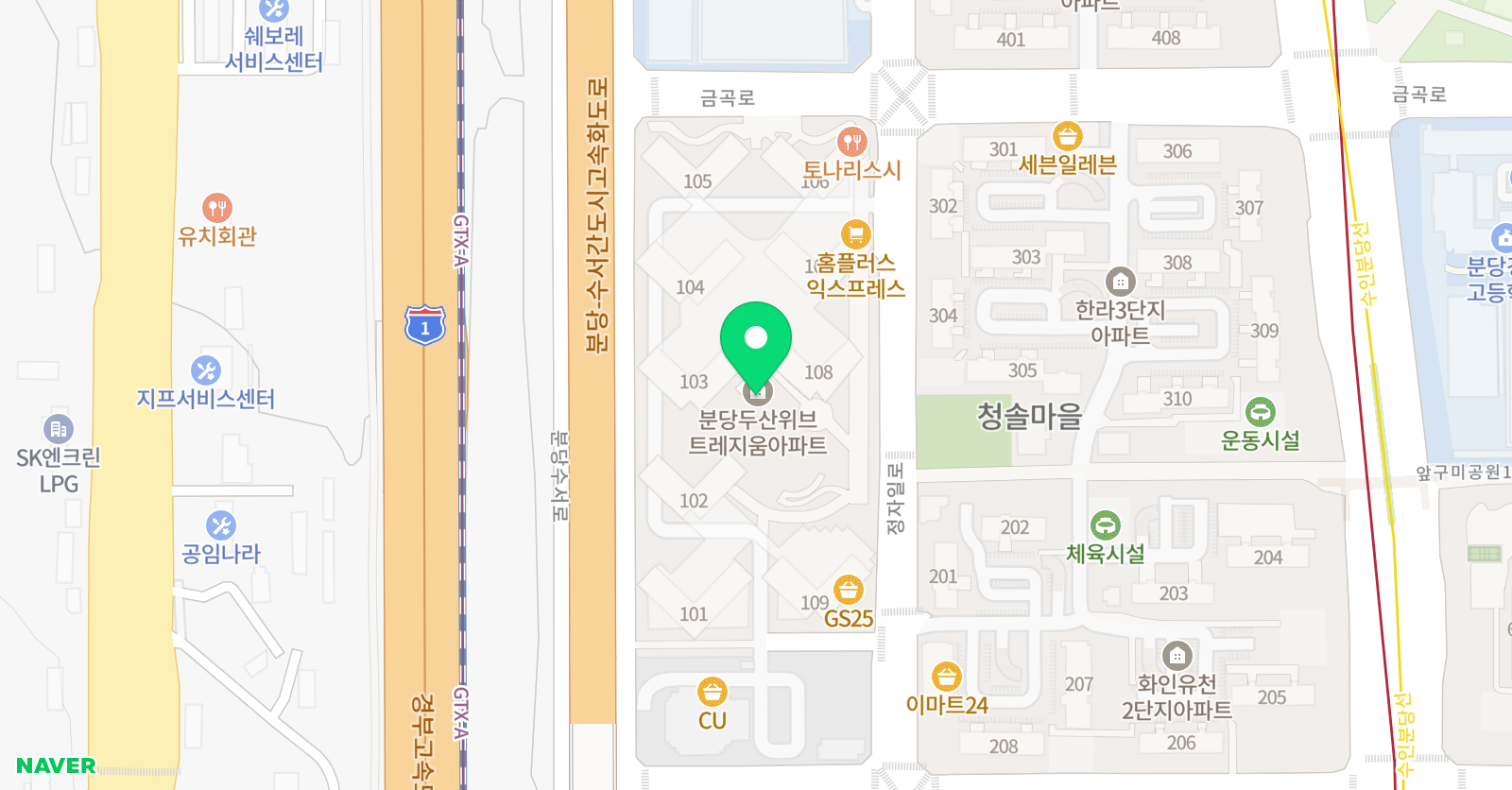 퀸즈베네 음악학원 위치