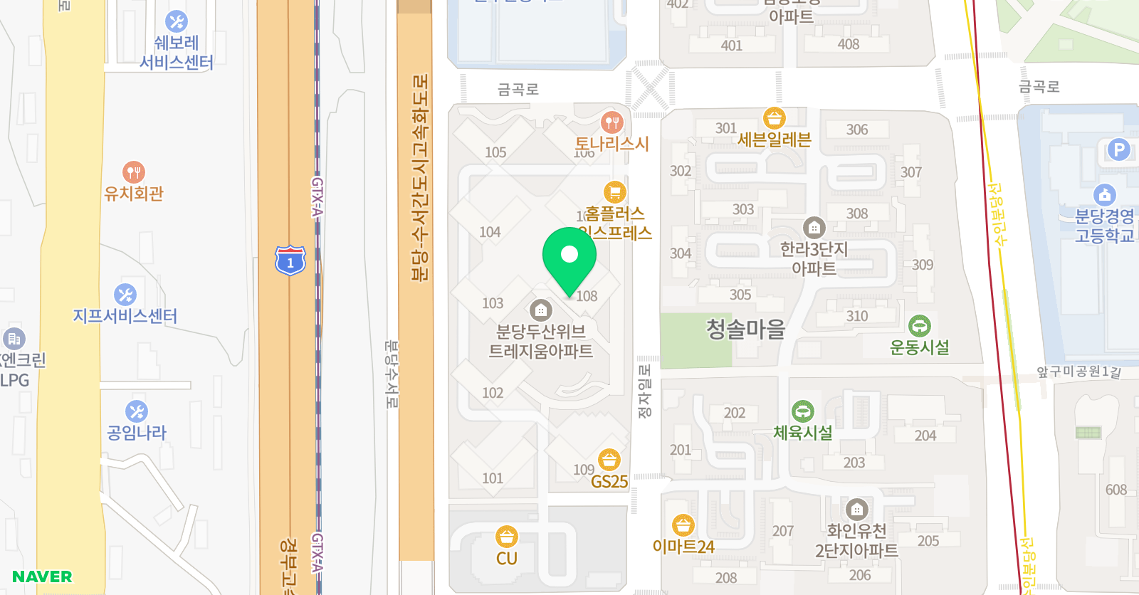 SJ클쌤 영어 위치