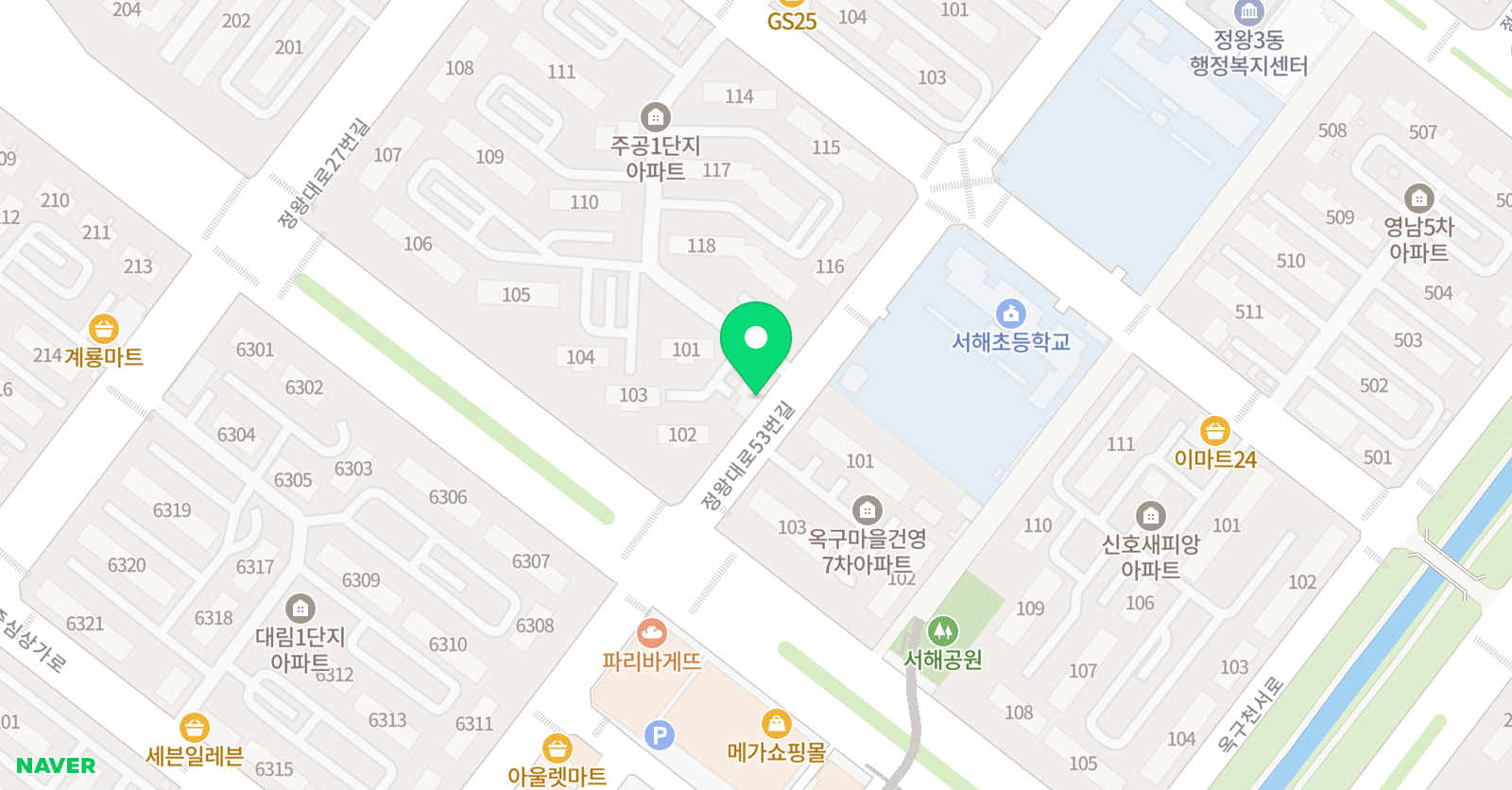 분홍이화 음악학원 위치