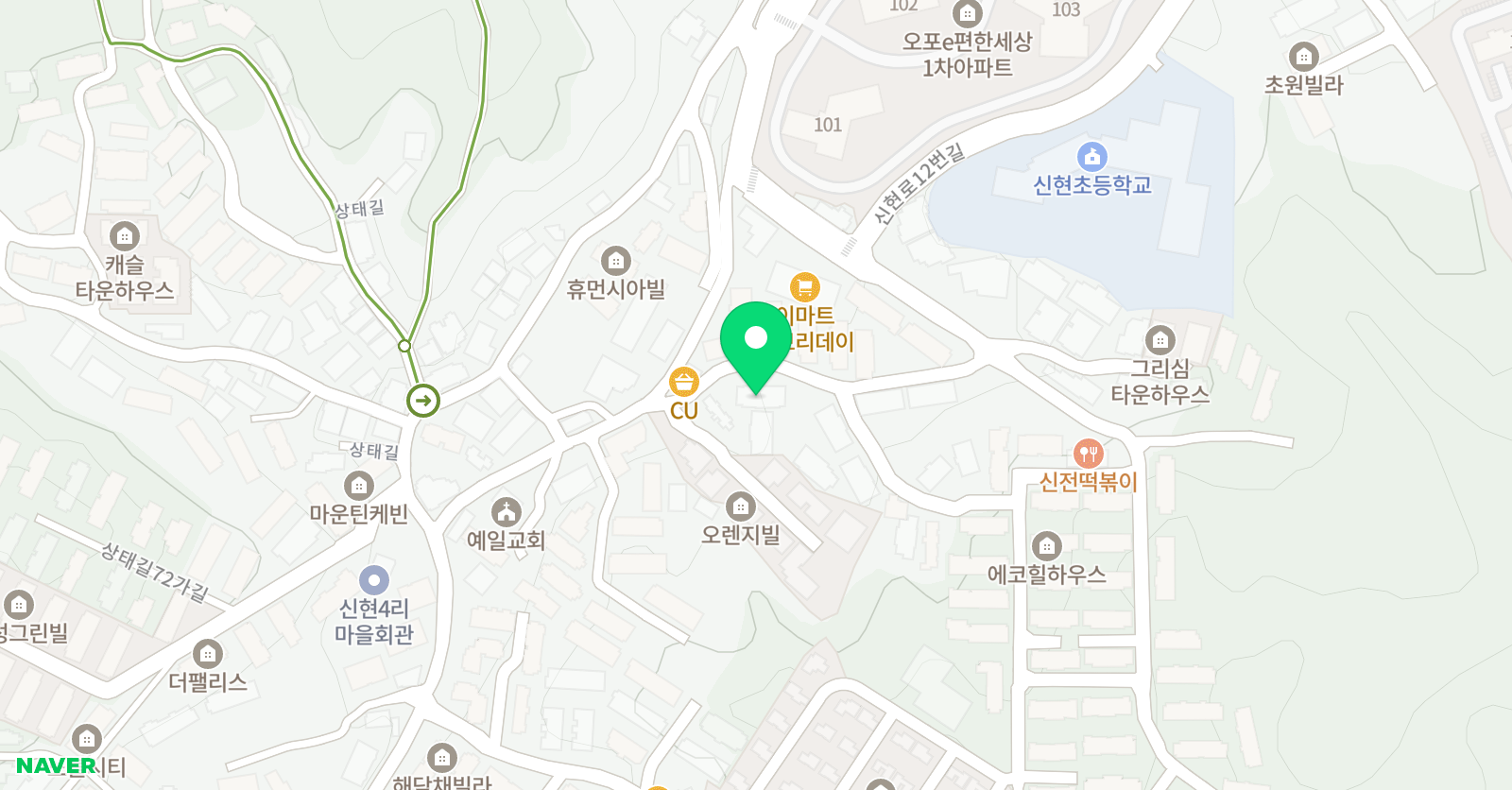 디플레이스 무용학원 위치
