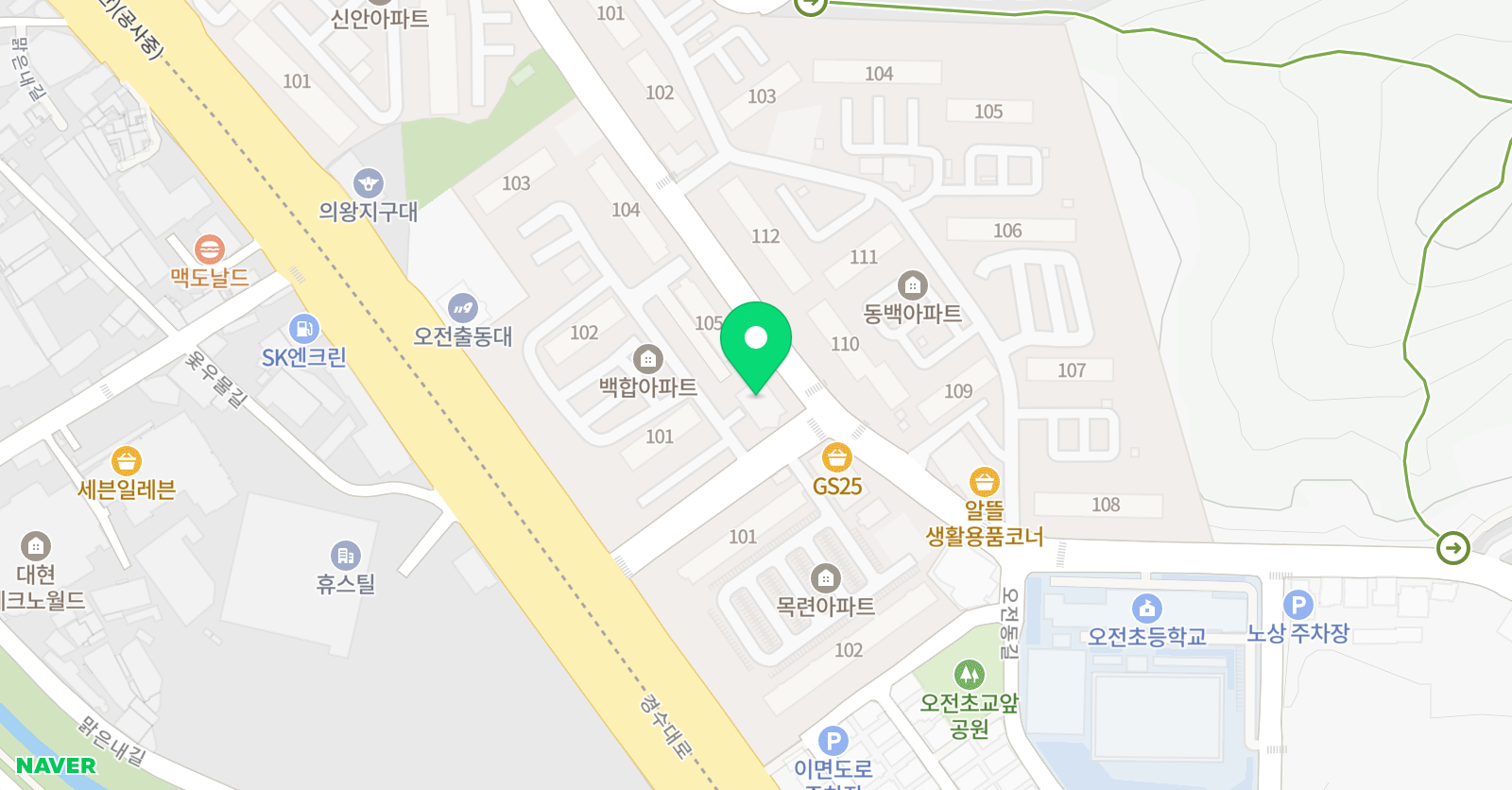 에이블 영어수학학원 위치