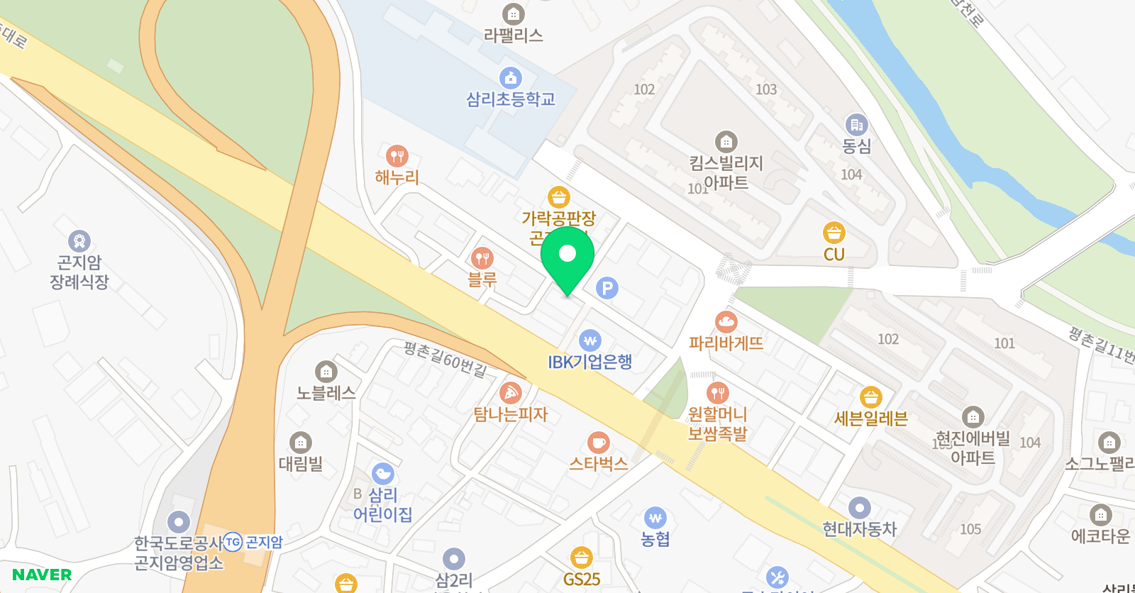 두드림 수학학원 위치