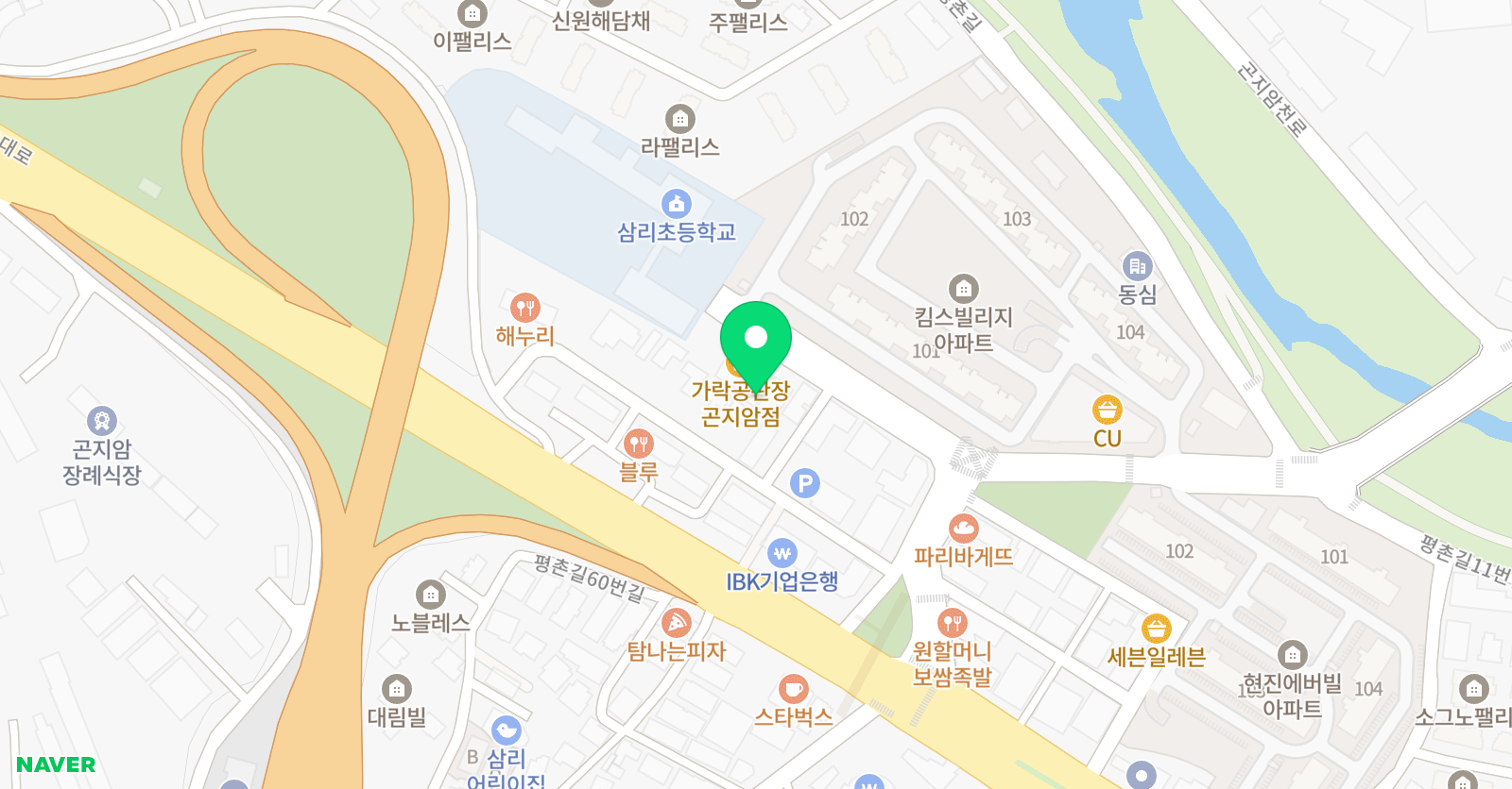 MTA 태권도 광주 평촌점 위치