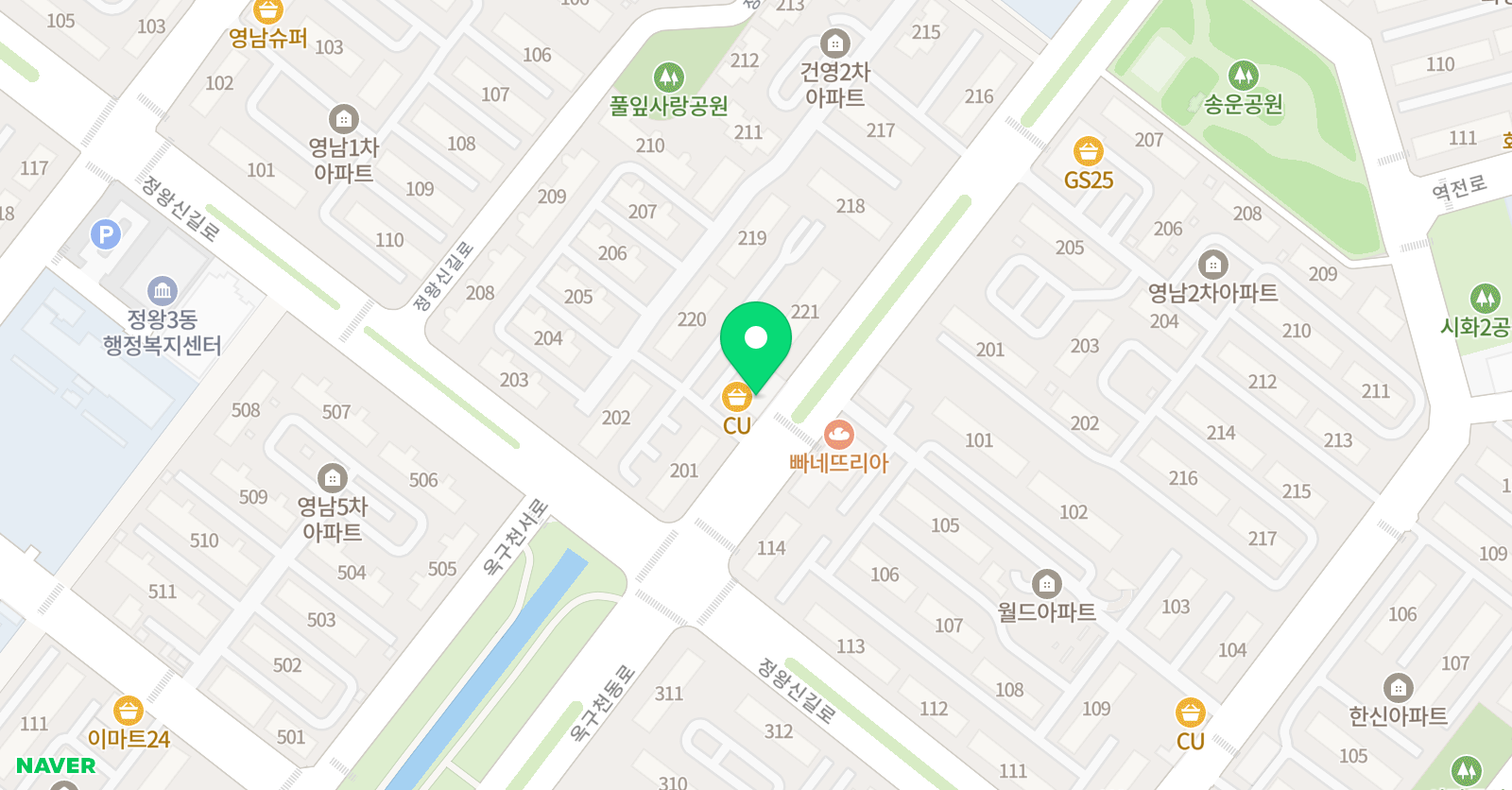 라라 영어수학학원 위치