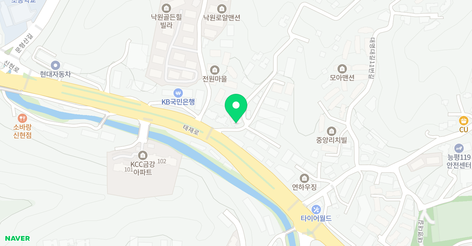 3030영어 오포광명센터 위치