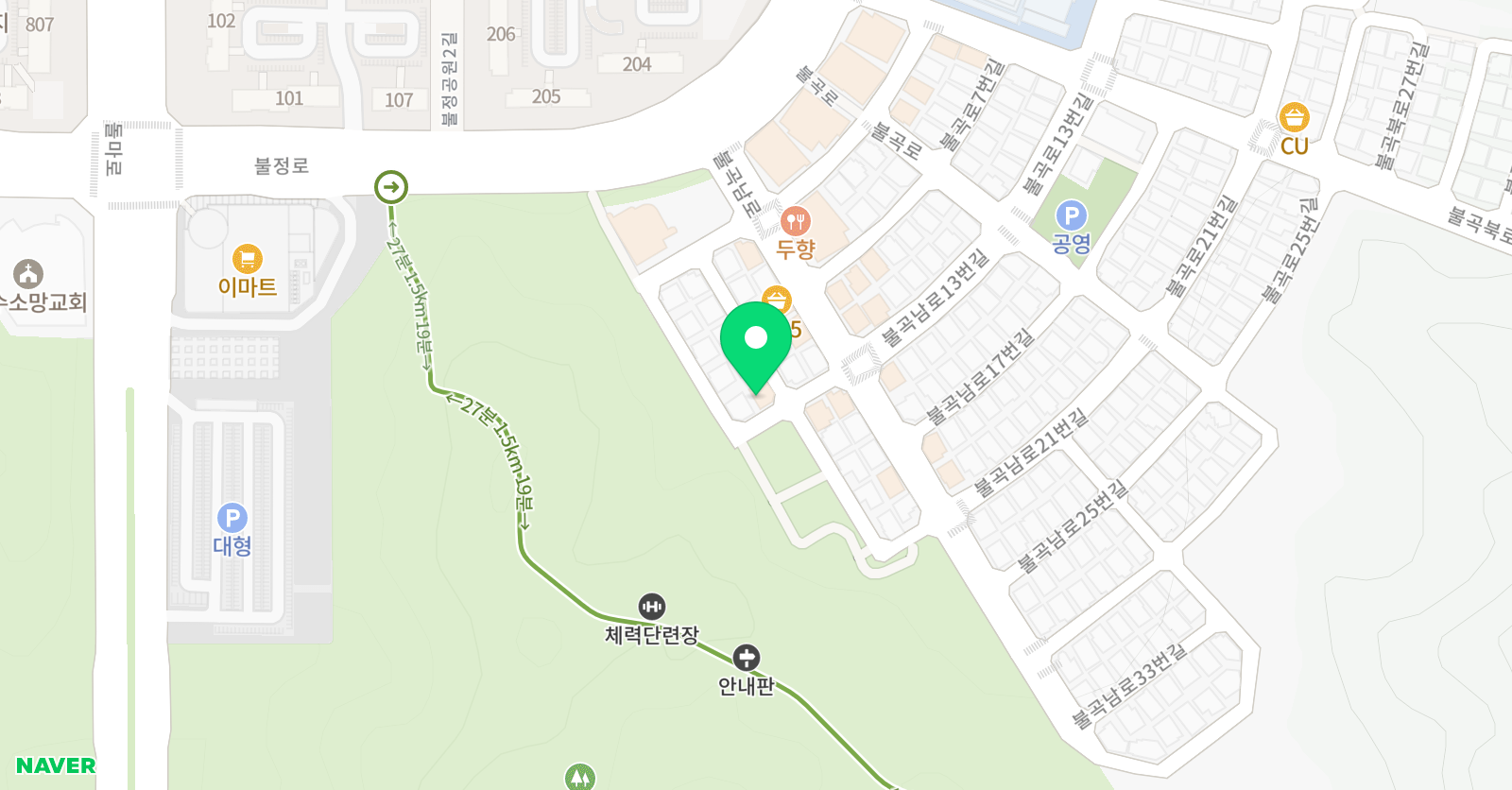 몸학교 위치