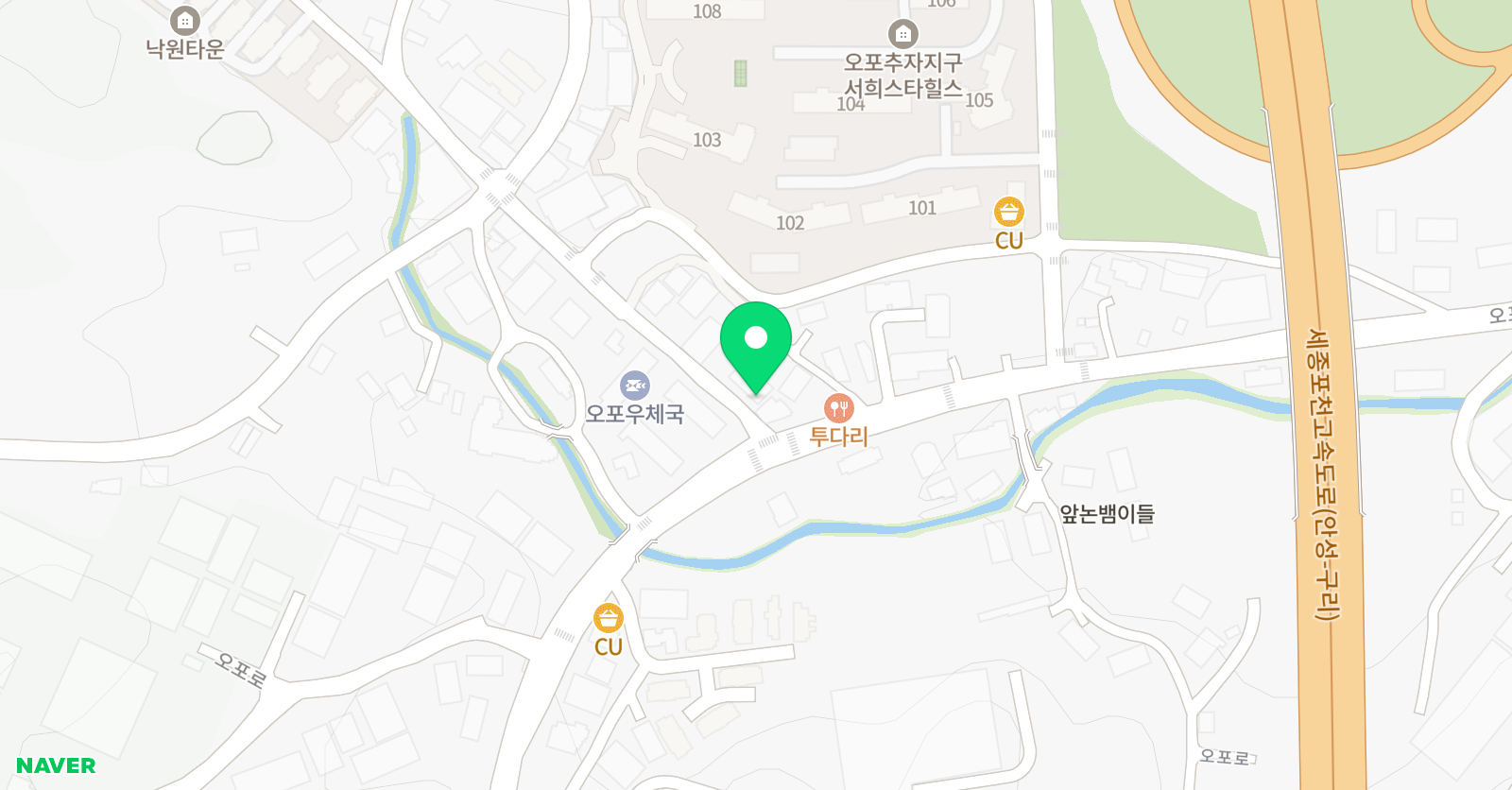 오포비상 학원 위치