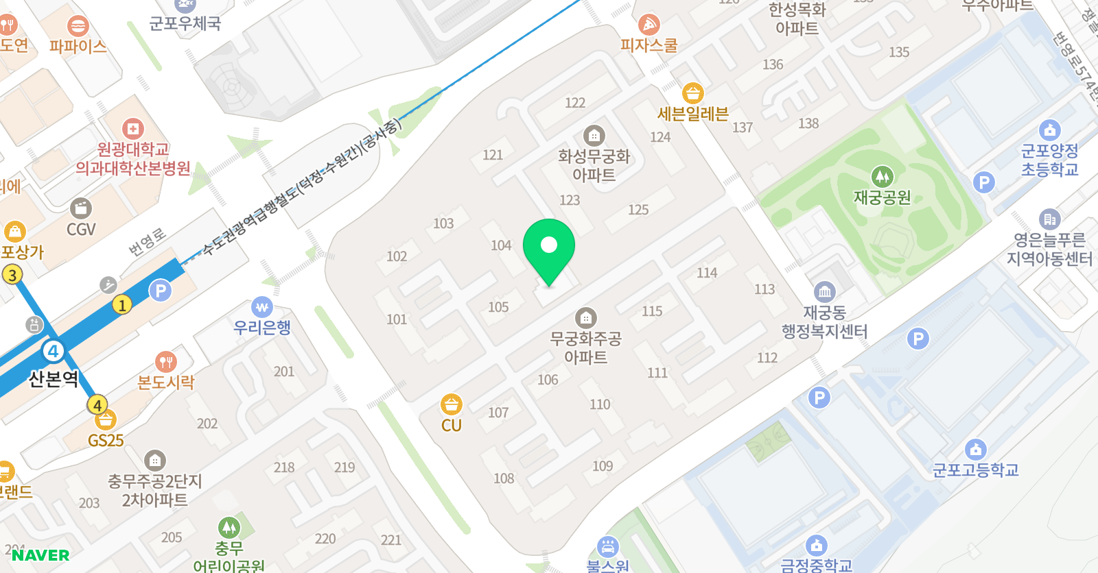 예음 음악학원 위치