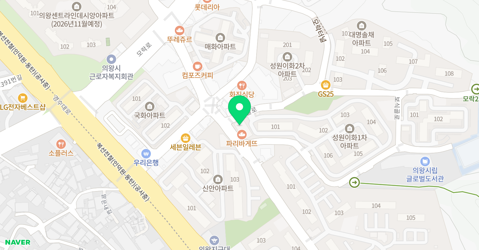 꿈그린 미술학원 위치