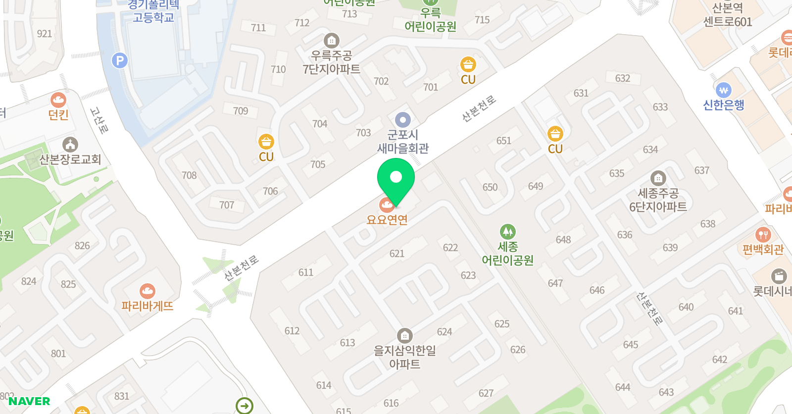 랑아트 미술학원 위치