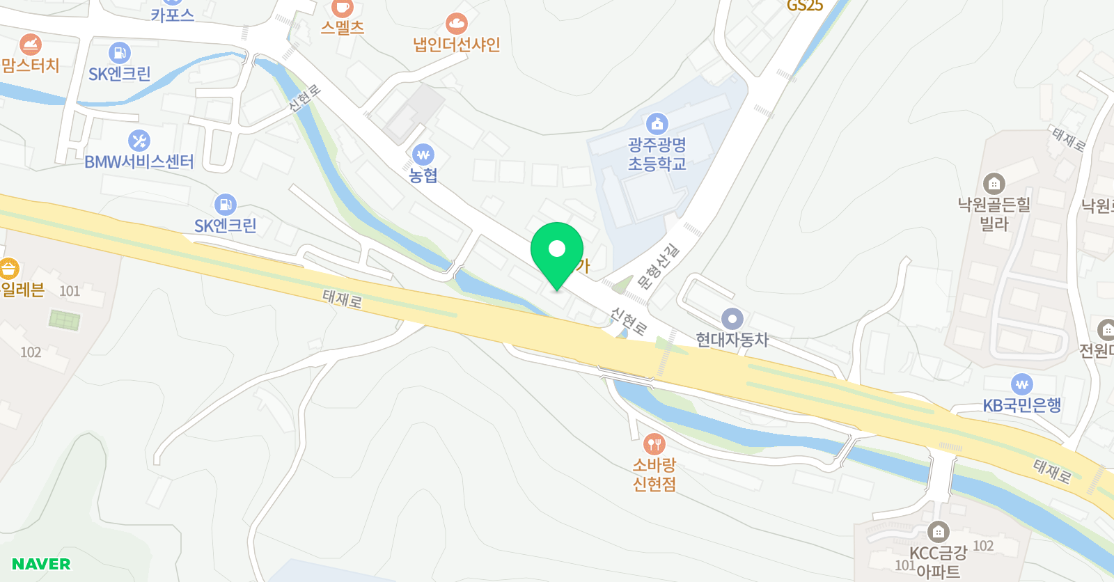 시성이엠 보습학원 위치