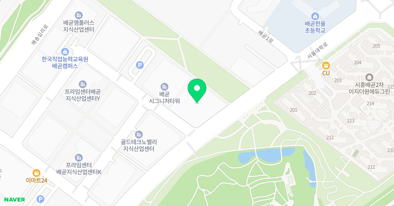 링키영어 시흥 배곧 직영원 위치