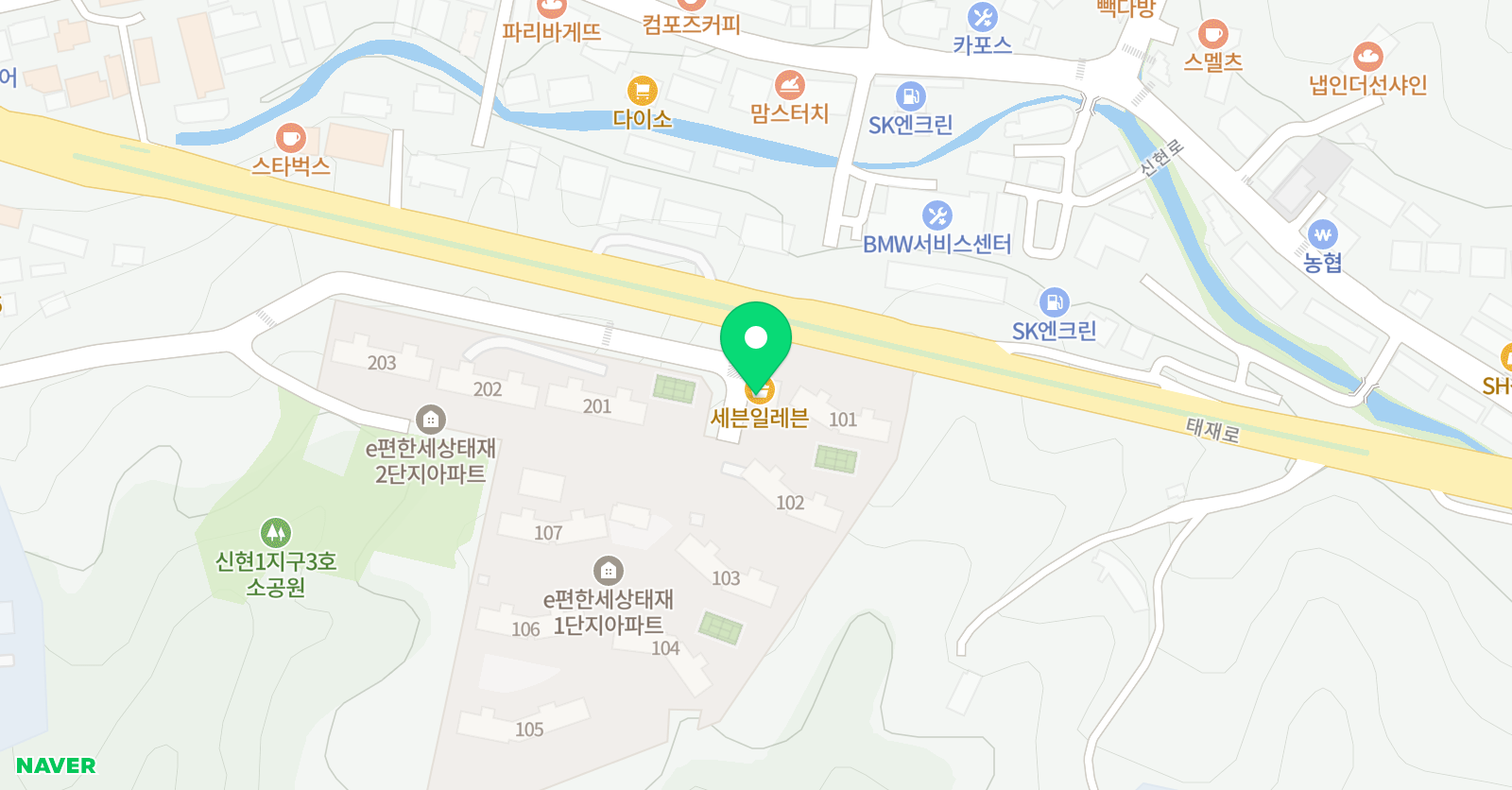 아트키도 영어미술학원 1호점 위치