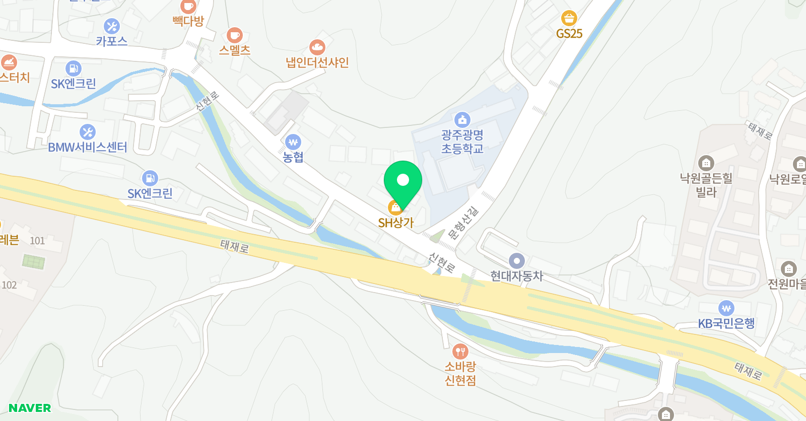 공터 영어 광주태재센터 위치