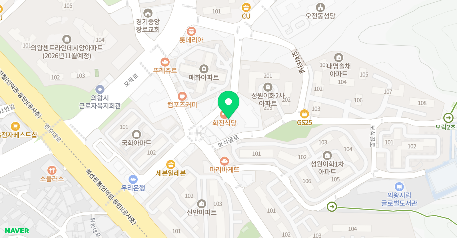 숲속고래 미술공작소 미술교습소 위치