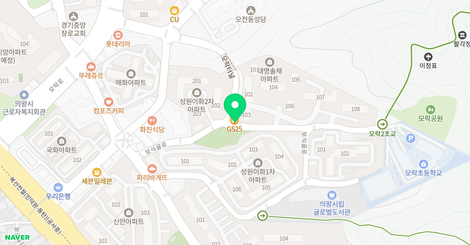 지혜의숲 위치