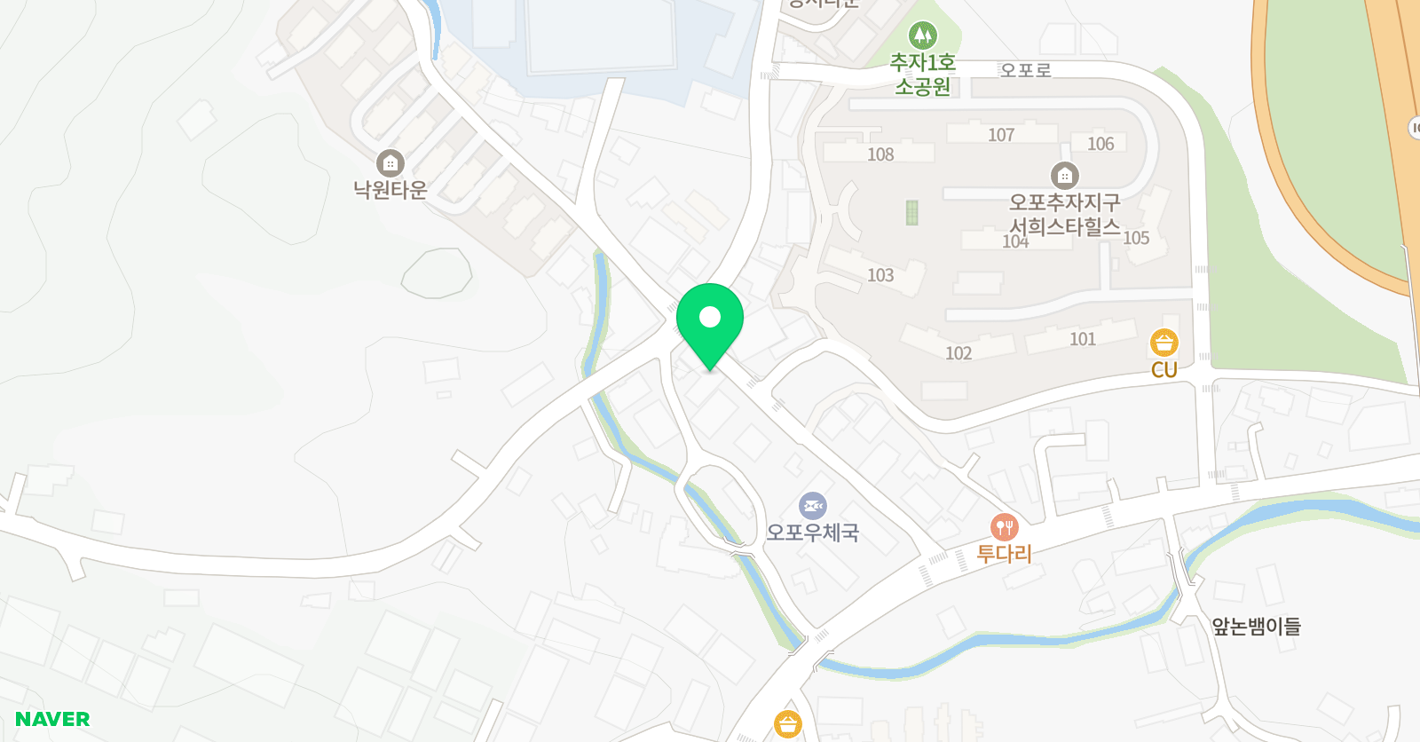 미래엔에듀플러스 오포교실 위치