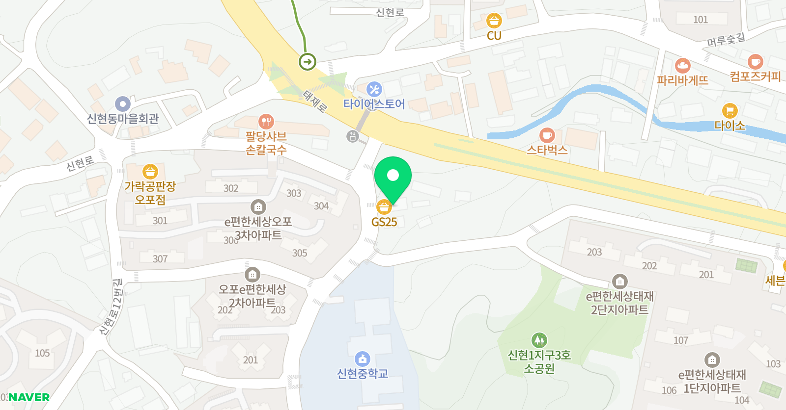 더베스트 학원 위치