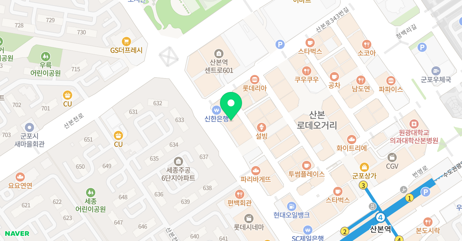 더멘토 영수학원 위치