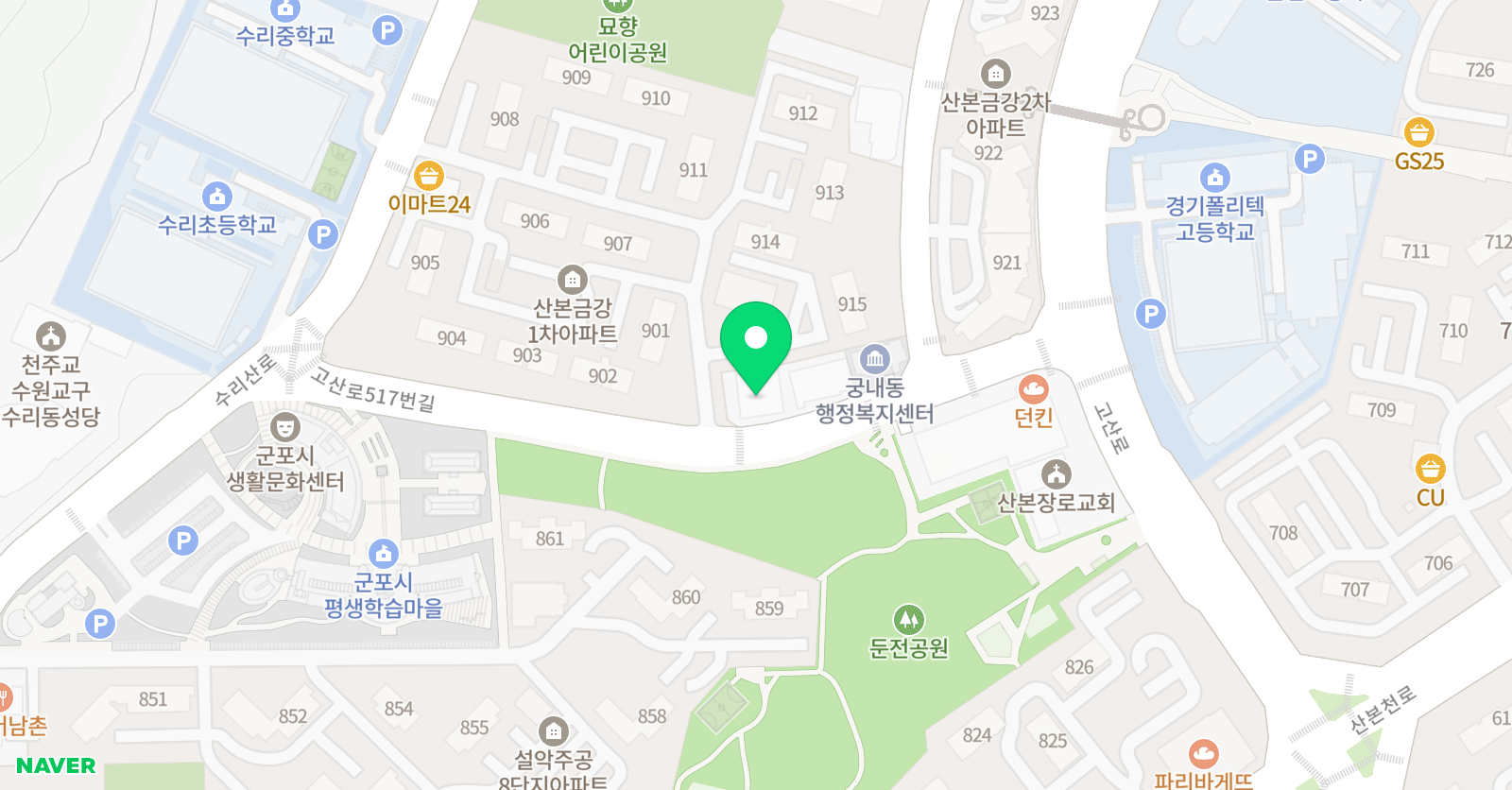 비발디 음악학원 위치