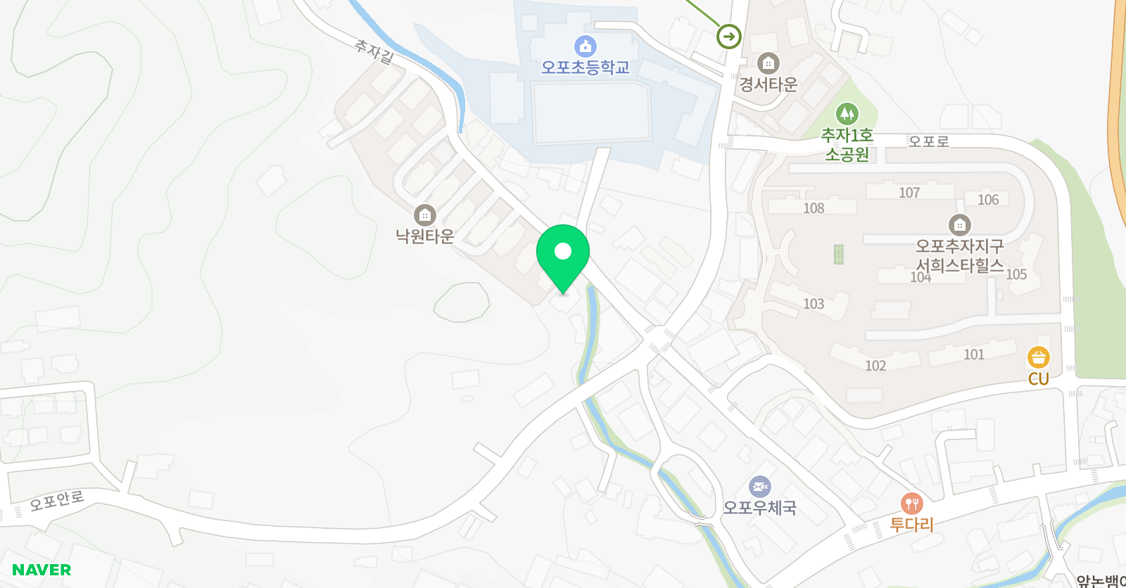 파머스 영어 오포초캠퍼스 위치