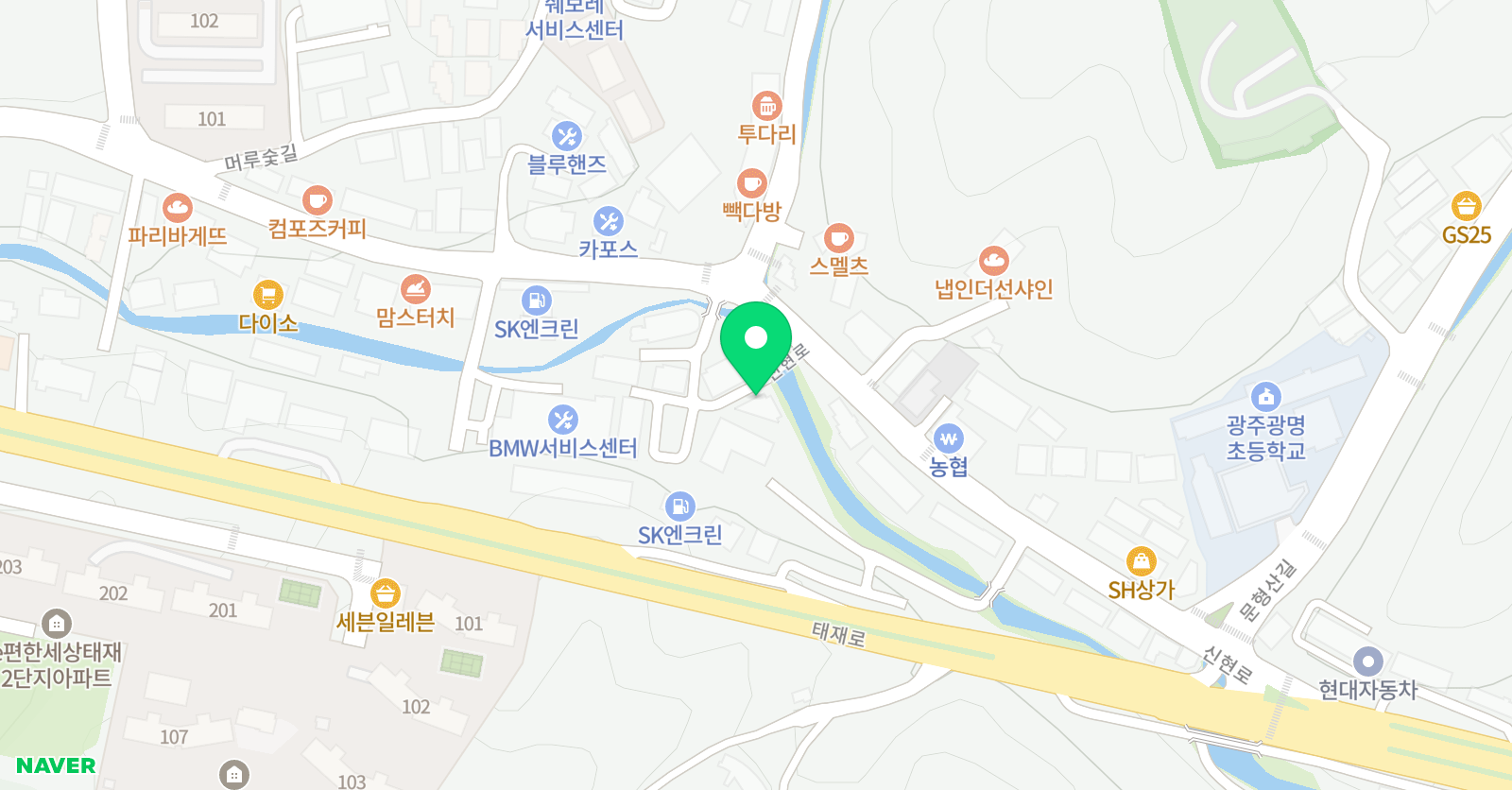 아울아트 미술학원 위치