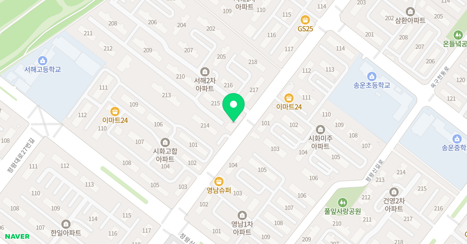 예인 음악학원 위치
