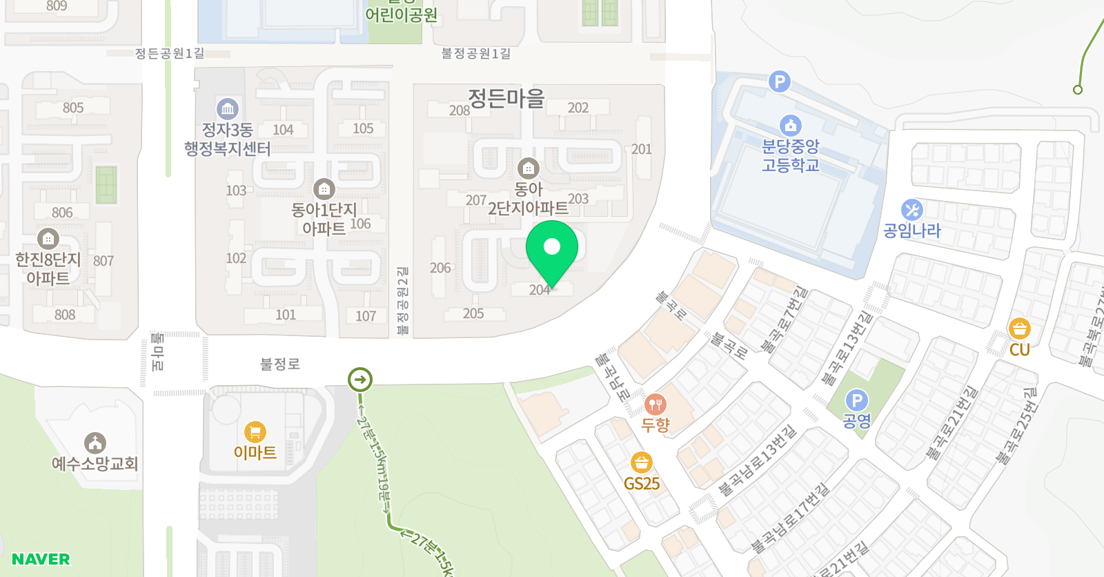 수학공간 공부방 위치
