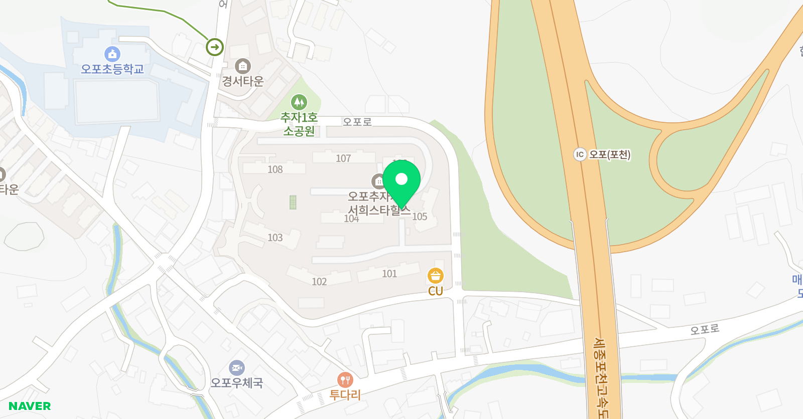 셀파 우등생교실 오포교실 위치