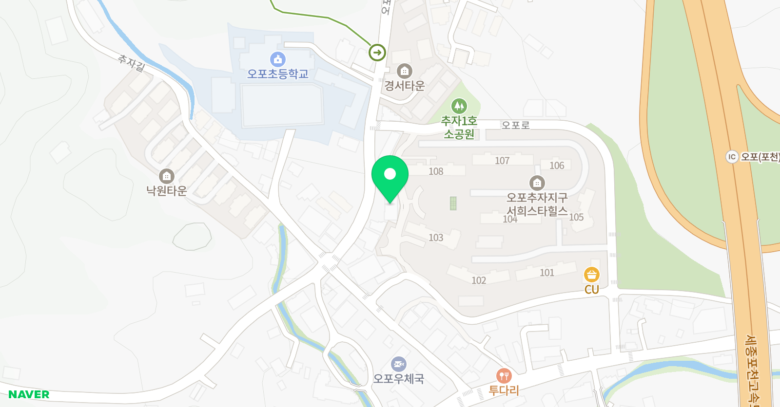 내가그린기린그림 미술학원 위치