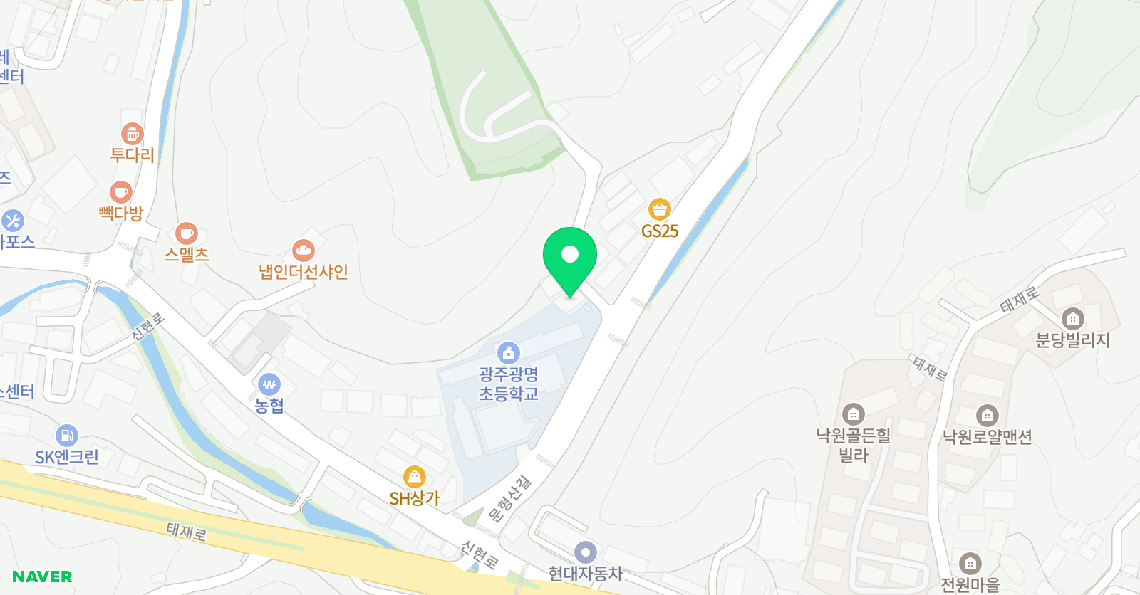 한솔 영어 신현점 위치
