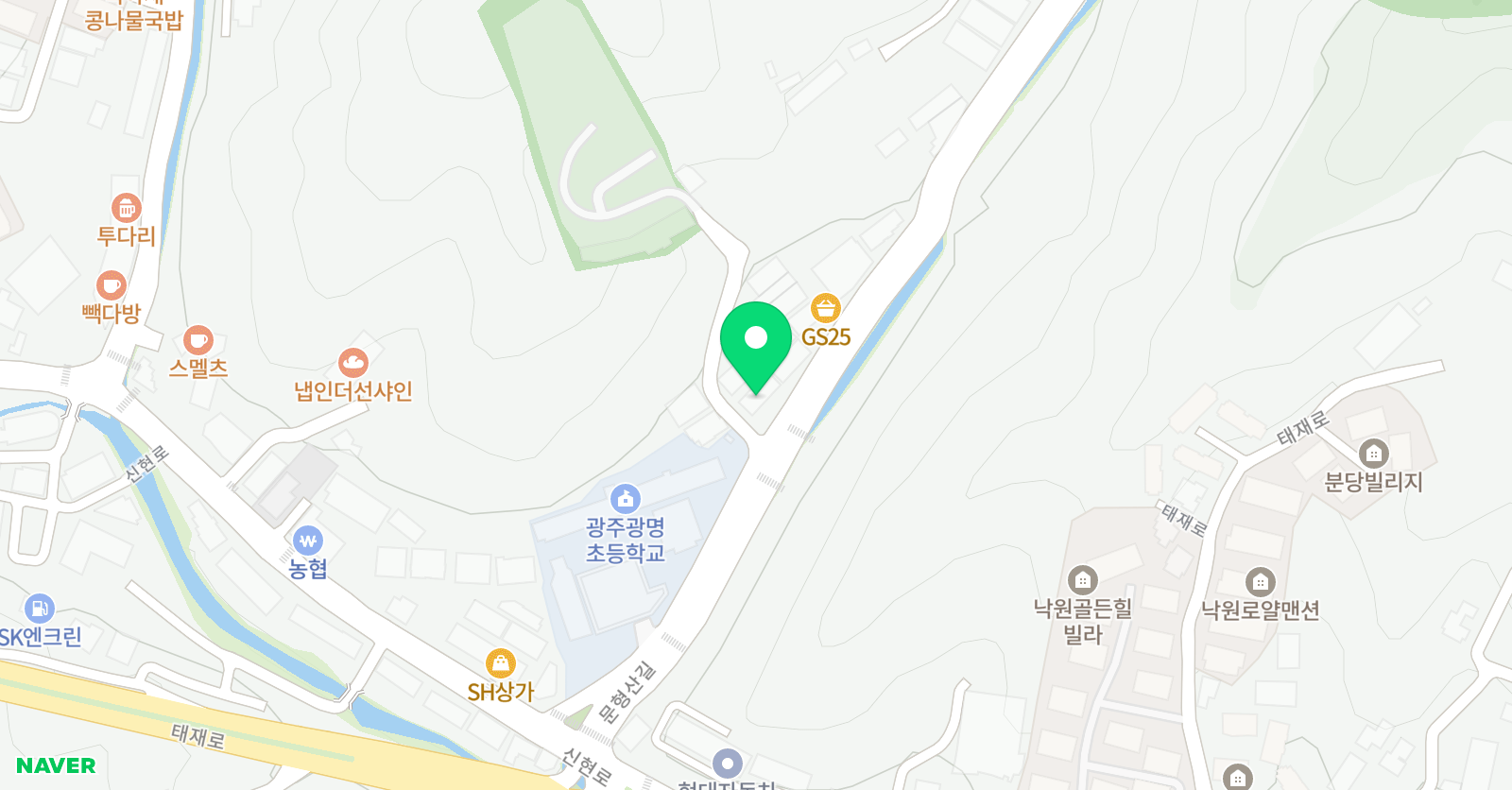 윤선생우리집앞 영어교실 광명초점 위치