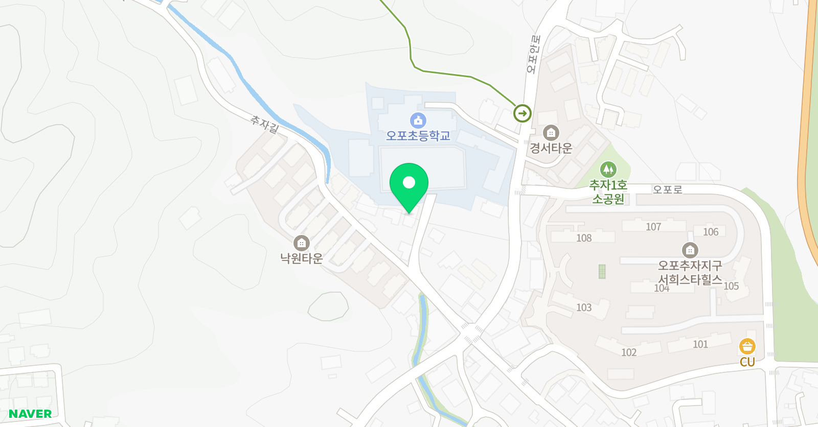 책읽는리틀피카소 미술교습소 위치
