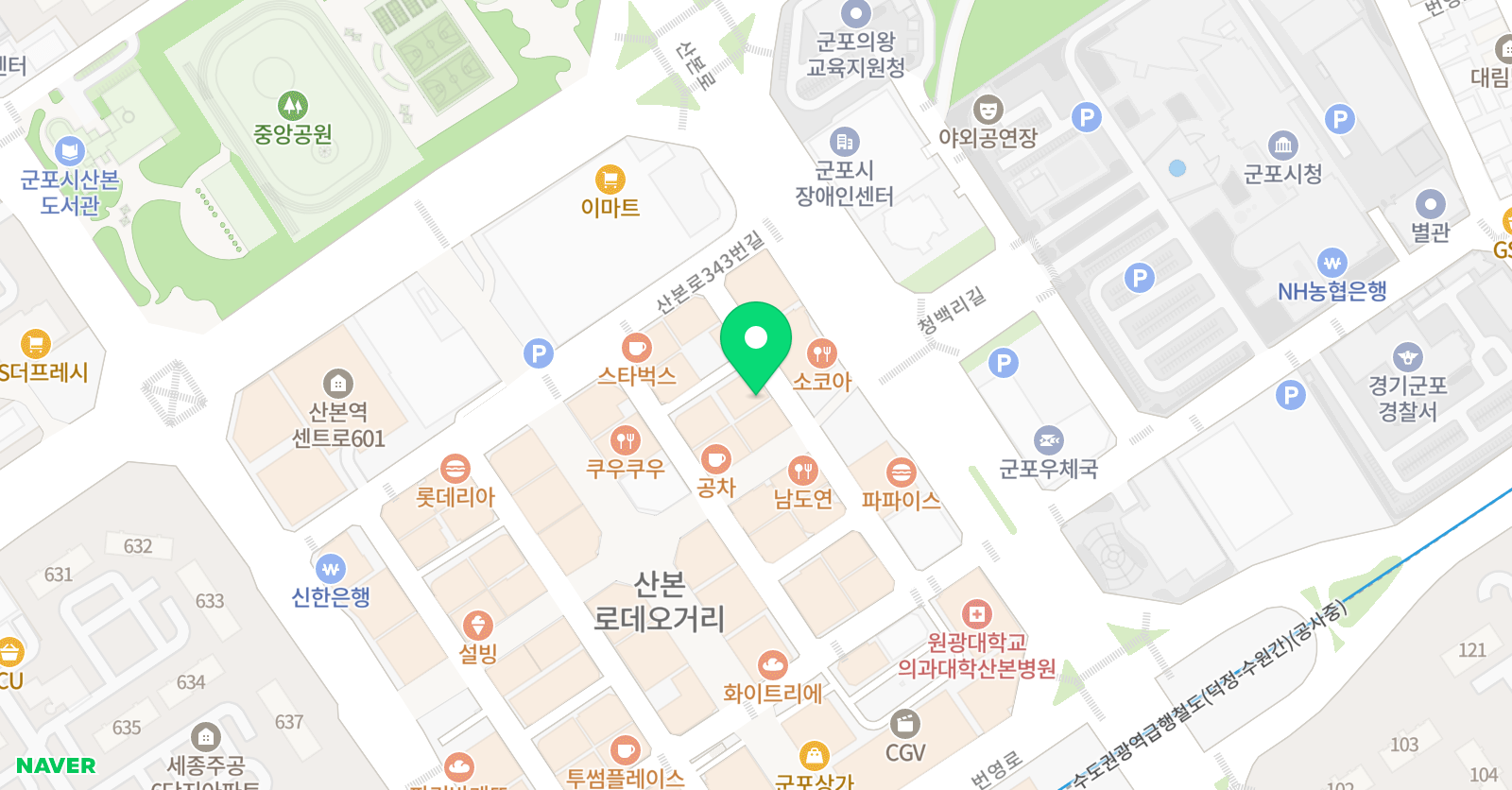 한국어 쿠스틱음악교육원 위치