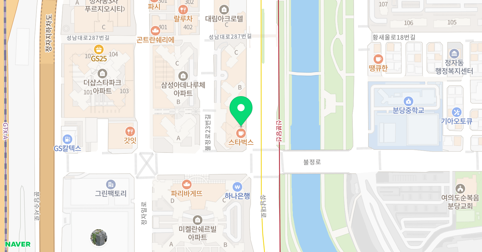 엠폴리 어학원 분당캠퍼스 위치